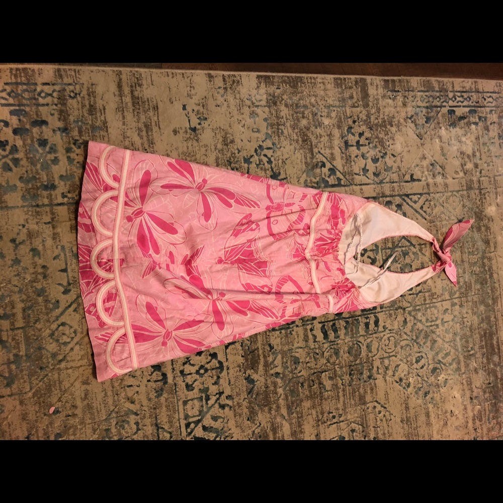 Beautiful Lilly Pulitzer halter dress!  EUC! - Picture 3 of 4